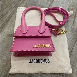 Jacquemus Pink ‘Le Chiquito’ Clutch